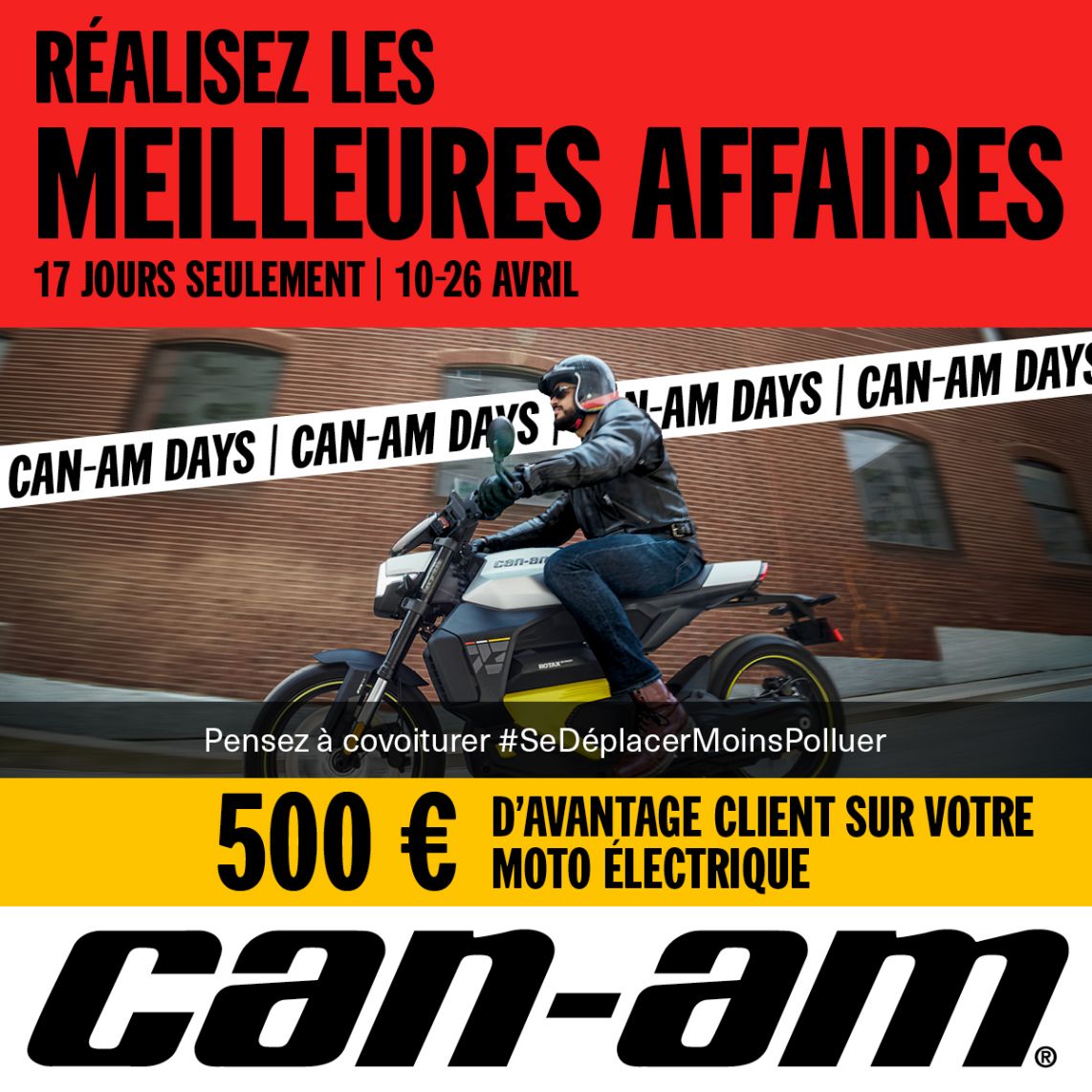 CAN AM DAYS MOTOS ELECTRIQUES