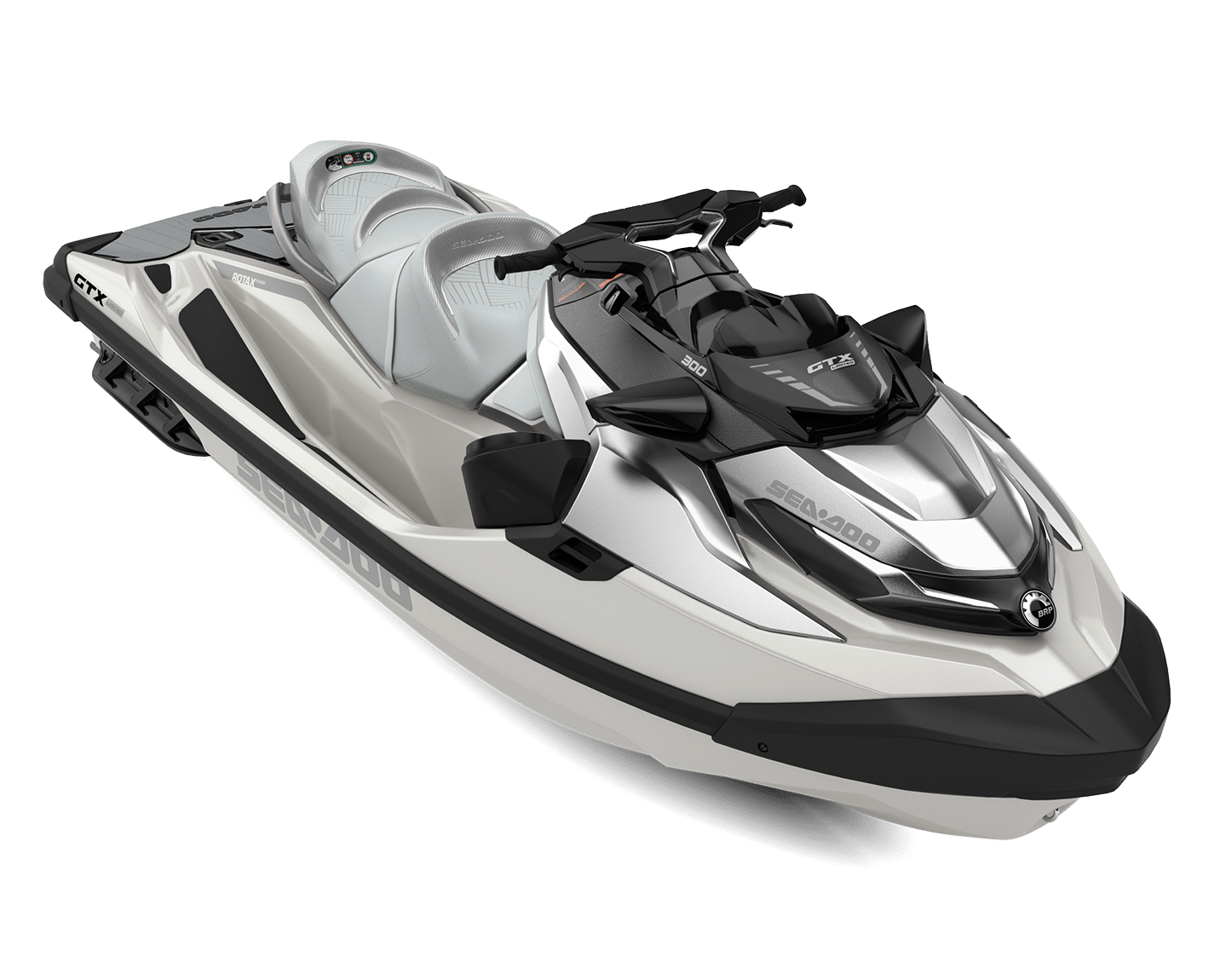 GTX Limited 300 Sea-Doo, BRP, blanc, gris, port usb, compartiment de rangement