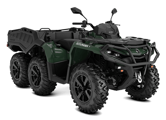 OUTLANDER 6X6 XU+ 650 T, Quad can am, outlander, outil professionnel, grosse benne, 6 roues, treuil